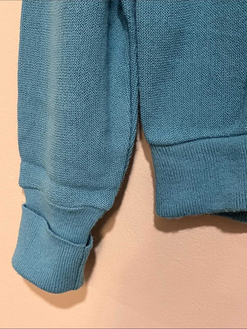 Christian Dior Monsieur | Blue Orion Acrylic cardigan sweater  Mens size M vtg